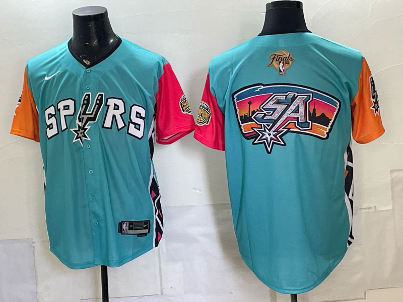 Men San Antonio Spurs blank green Nike 2026 NBA Jersey 0704